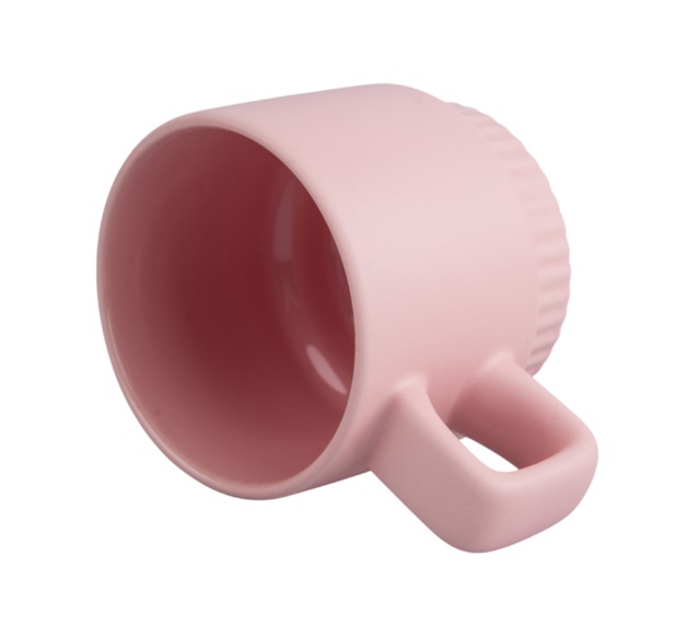 Matte sublimation mug - colorful with a decorated bottom